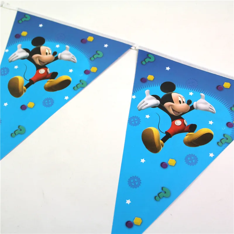2.5m Party Flag Mickey Mouse Theme Party Banner Kids Birthday Party Decoration Paper Banner Bunting Pennant
2.5m Party Flag Mickey Mouse Theme Party Banner Kids Birthday Party Decoration Paper Banner Bunting Pennant