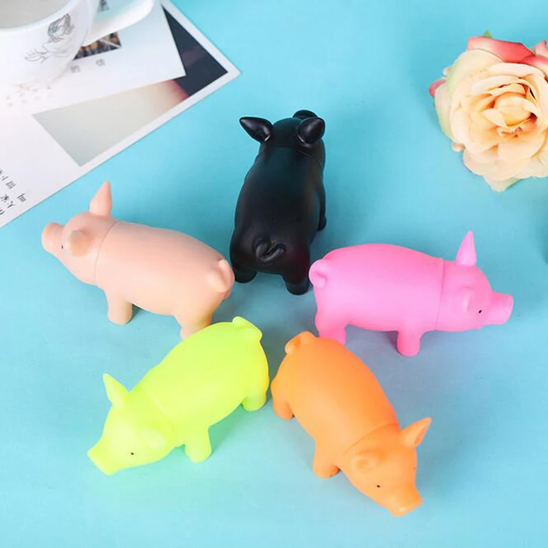 8cm Small Mini Cute Animal Pig Model Squeezing Sounding Baby Kids Bath Swimming Adult Anti Stress Finger Toys Birthday Gifts
8cm Small Mini Cute Animal Pig Model Squeezing Sounding Baby Kids Bath Swimming Adult Anti Stress Finger Toys Birthday Gifts