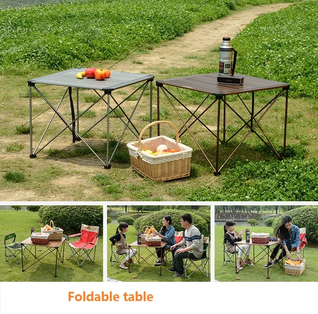 Naturehike fabryka sprzedam składane na zewnątrz stół ze stopu aluminium struktury przenośny stół kempingowy meble składany stół piknikowy -