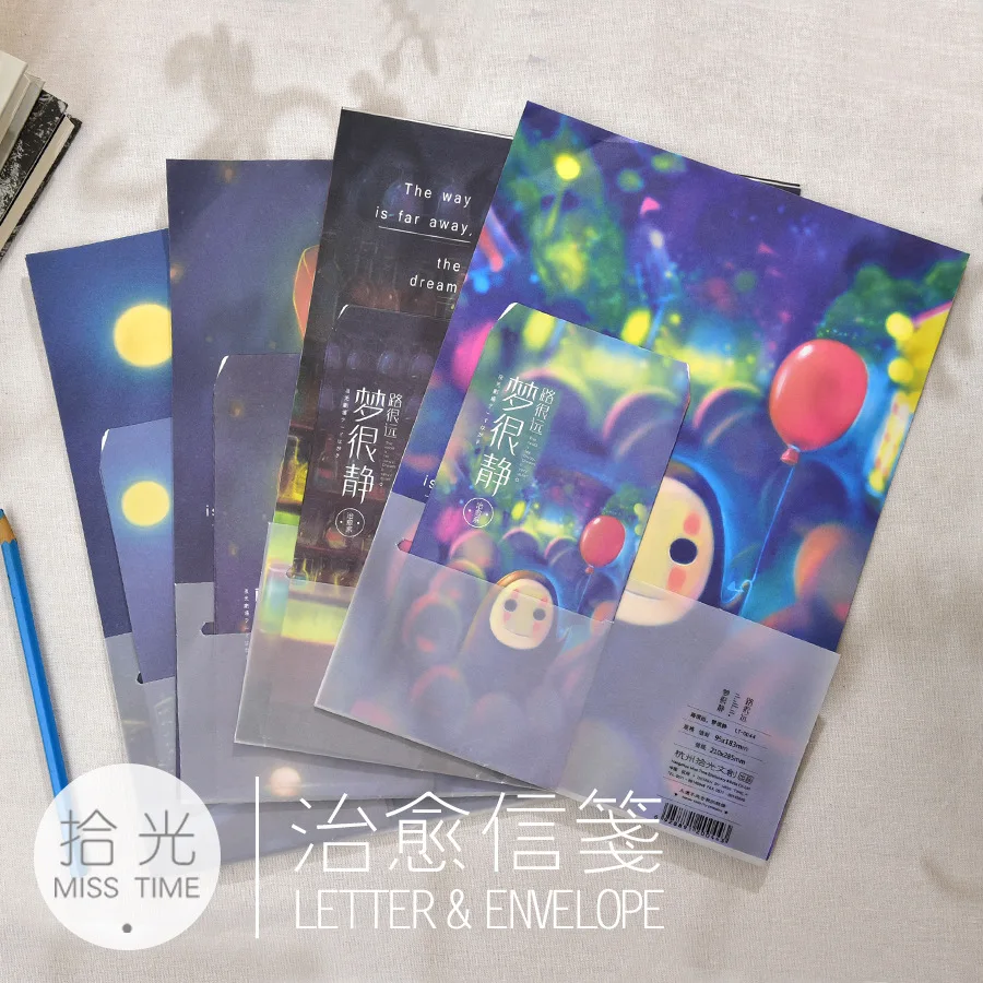 9 Pcs/Set 3 Envelopes 6 Letter Papers Fantasy Deer and Forest Series Letter Envelope Set Gift Stationery
9 Pcs/Set 3 Envelopes 6 Letter Papers Fantasy Deer and Forest Series Letter Envelope Set Gift Stationery