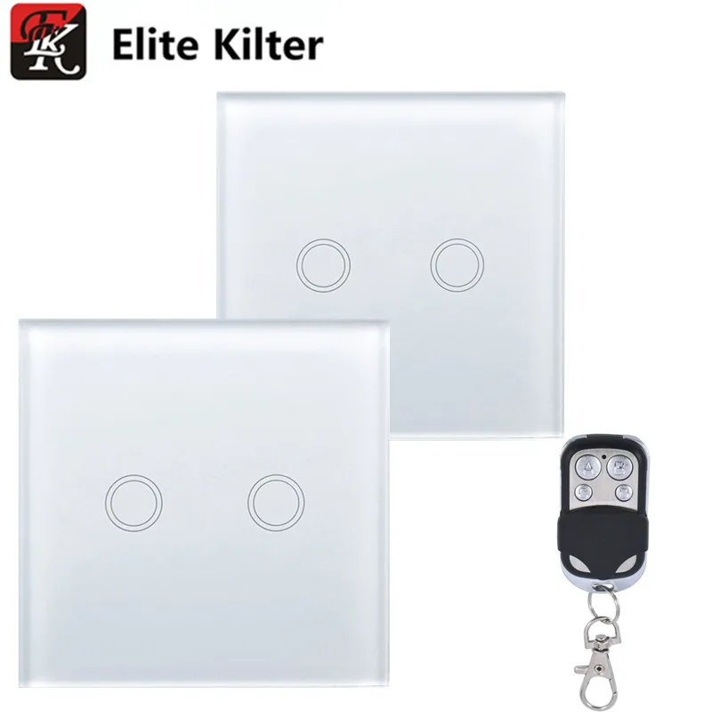 Elite Kilter EU/UK Standard 2 Gang 2 Ways Touch Switch Single FireWire With Small Controller
Elite Kilter EU/UK Standard 2 Gang 2 Ways Touch Switch Single FireWire With Small Controller