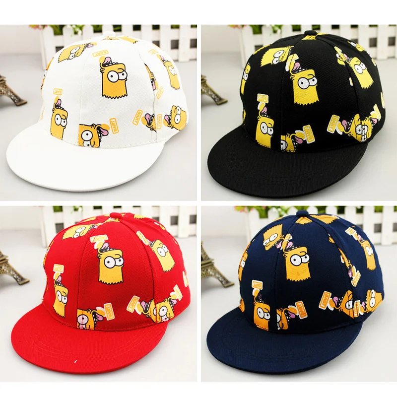 Lovely Kids Baseball Cap Cartoon Simpson Adjustable Hats 3D Printing Hip-Hop Sunhat Four Colors New Brand
Lovely Kids Baseball Cap Cartoon Simpson Adjustable Hats 3D Printing Hip-Hop Sunhat Four Colors New Brand