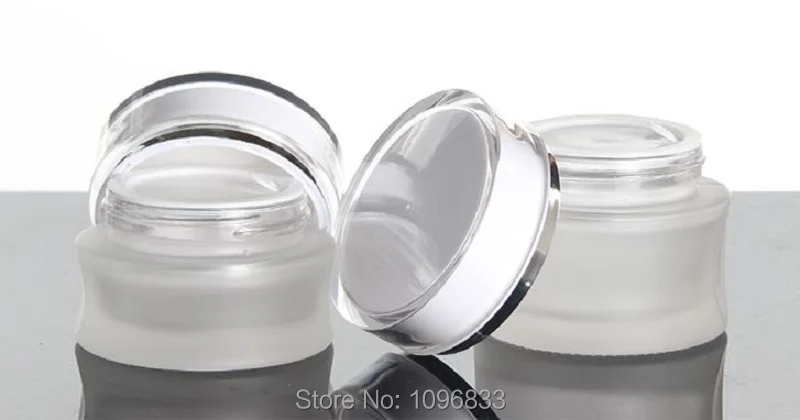 Empty Glass Cosmetic Cream Container Mask Packing Jar (3)