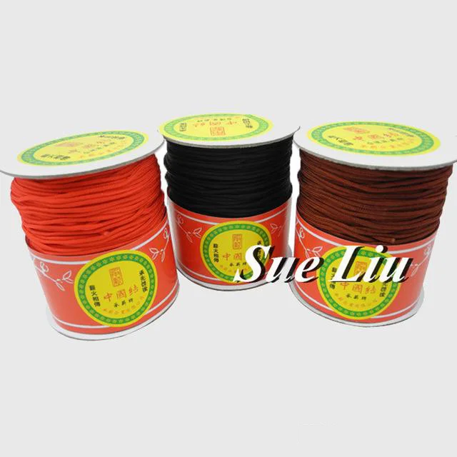 2mm 9-Color Nylon Cord Thread Chinese Knot Macrame Cord Bracelet Braided String DIY Tassels Beading String Thread - 100M/spool
2mm 9-Color Nylon Cord Thread Chinese Knot Macrame Cord Bracelet Braided String DIY Tassels Beading String Thread - 100M/spool