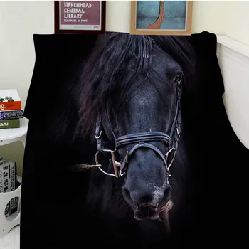 Super Soft Blankets Comfort Plush Majestic Black Horses Reins Sofa Bed Throw Cobertor Kids Adults Animal Blanket Thick Thin
Super Soft Blankets Comfort Plush Majestic Black Horses Reins Sofa Bed Throw Cobertor Kids Adults Animal Blanket Thick Thin