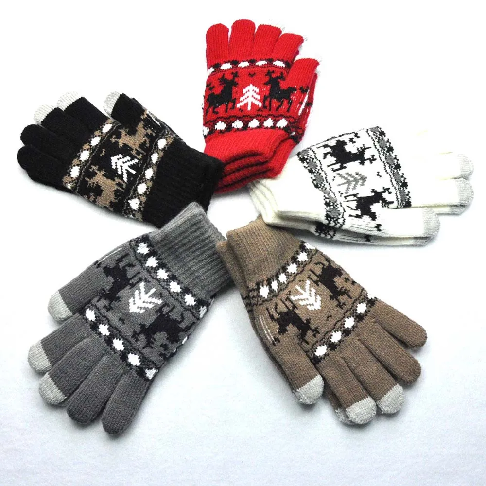Men Women Christmas Winter Warm Knitted wapiti Pint Screen Cute Gloves touch point control gym gloves driving gloves luvas
Men Women Christmas Winter Warm Knitted wapiti Pint Screen Cute Gloves touch point control gym gloves driving gloves luvas