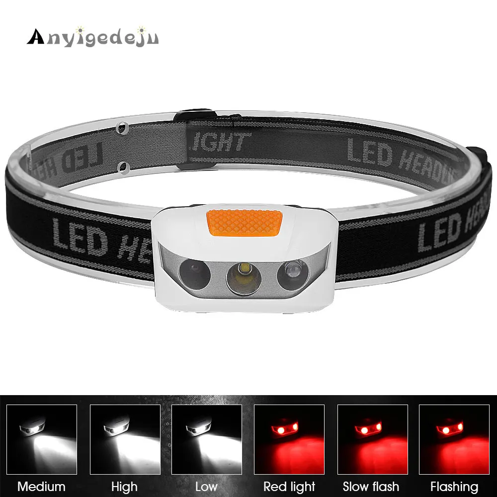 Mini Headlight AAA Battery Powered Red Light Flash White Headlamp XBD LED Head Light Torch Emergency Lantern For Night Fishing
Mini Headlight AAA Battery Powered Red Light Flash White Headlamp XBD LED Head Light Torch Emergency Lantern For Night Fishing
