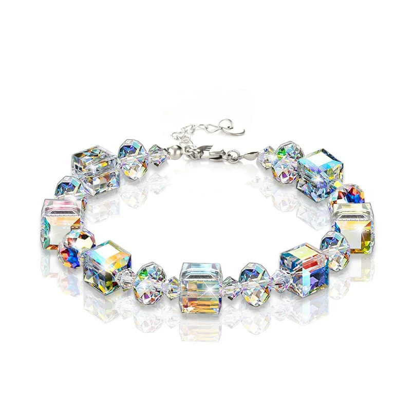 New Arrived Crystal Charm Stainless Steel Sparkling Charm Bracelets For Women Adjustable Engagement Party Jewelry Pulseras Mujer
New Arrived Crystal Charm Stainless Steel Sparkling Charm Bracelets For Women Adjustable Engagement Party Jewelry Pulseras Mujer