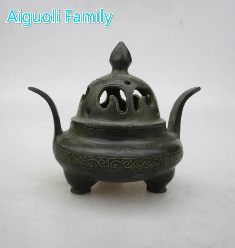 Art Collection Home Living Room Decorative Metal Censer, Chinese Old Bronze Handmade Incense Burner 005
Art Collection Home Living Room Decorative Metal Censer, Chinese Old Bronze Handmade Incense Burner 005