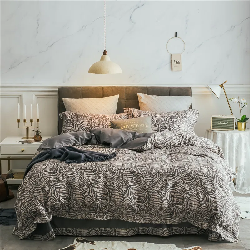 New Product Bedding Set egyptian cotton Bedclothes Leopard Print pattern Bed Linens Duvet Cover Set Bed Sheet
New Product Bedding Set egyptian cotton Bedclothes Leopard Print pattern Bed Linens Duvet Cover Set Bed Sheet