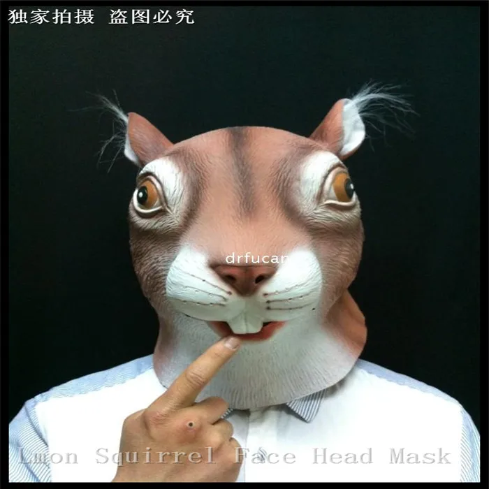Hot Sale Magical Creepy Halloween Costume Adult Squirrel Head Mask Latex Rubber Costume Prop Toys Party Mask Masquerade Masks
Hot Sale Magical Creepy Halloween Costume Adult Squirrel Head Mask Latex Rubber Costume Prop Toys Party Mask Masquerade Masks