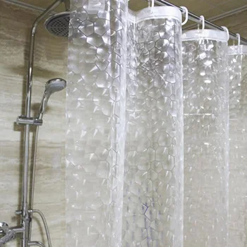 Shower Curtain Bath Curtain EVA 3D Thickened Shower Bathroom Shower Curtain Moldproof Waterproof Bathroom Curtain With Hooks
Shower Curtain Bath Curtain EVA 3D Thickened Shower Bathroom Shower Curtain Moldproof Waterproof Bathroom Curtain With Hooks