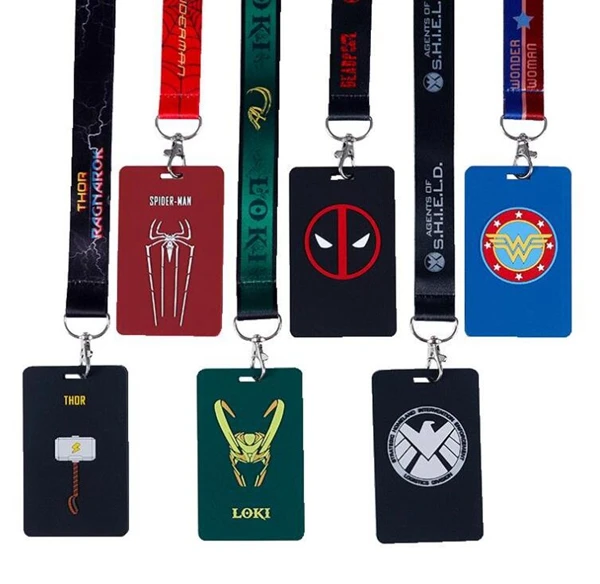 Newe 1 pcs Avengers Named Card Holder Identity Badge with Lanyard Neck Strap Card Bus ID Holders With Key Chain y10
Newe 1 pcs Avengers Named Card Holder Identity Badge with Lanyard Neck Strap Card Bus ID Holders With Key Chain y10