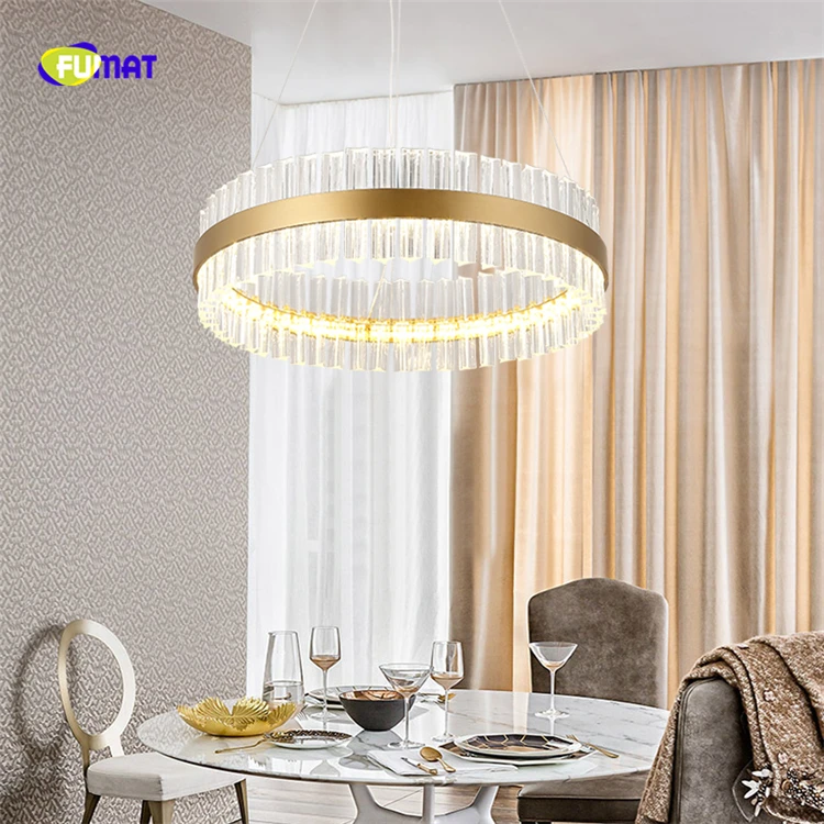 FUMAT Post-Modern K9 Crystal Chandelier Art Deco Hanging Lamp Creative Personality Round LED Living Room Light
FUMAT Post-Modern K9 Crystal Chandelier Art Deco Hanging Lamp Creative Personality Round LED Living Room Light