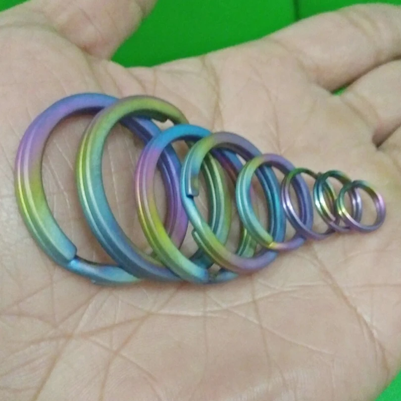 Multicolor Pure Titanium Metal Key Chain Ring Holder Split Keyring TC4 Ti Hanging Buckle for Outdoor Camping J205 dropshipping
Multicolor Pure Titanium Metal Key Chain Ring Holder Split Keyring TC4 Ti Hanging Buckle for Outdoor Camping J205 dropshipping