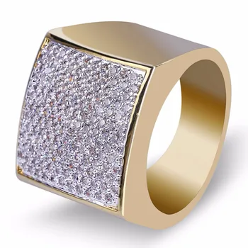 Hip Hop Micro Pave AAA Cubic Zirconia Ice Out Bling Square Ring Gold Color Copper Metal Chunky Mens Signet Rings Rock Jewelry
Hip Hop Micro Pave AAA Cubic Zirconia Ice Out Bling Square Ring Gold Color Copper Metal Chunky Mens Signet Rings Rock Jewelry