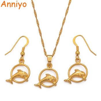 Anniyo Small Size Dolphin Pendant Necklaces and Earrings for Women/Girls,Papua New Guinea Jewelry Party Gifts #002009
Anniyo Small Size Dolphin Pendant Necklaces and Earrings for Women/Girls,Papua New Guinea Jewelry Party Gifts #002009