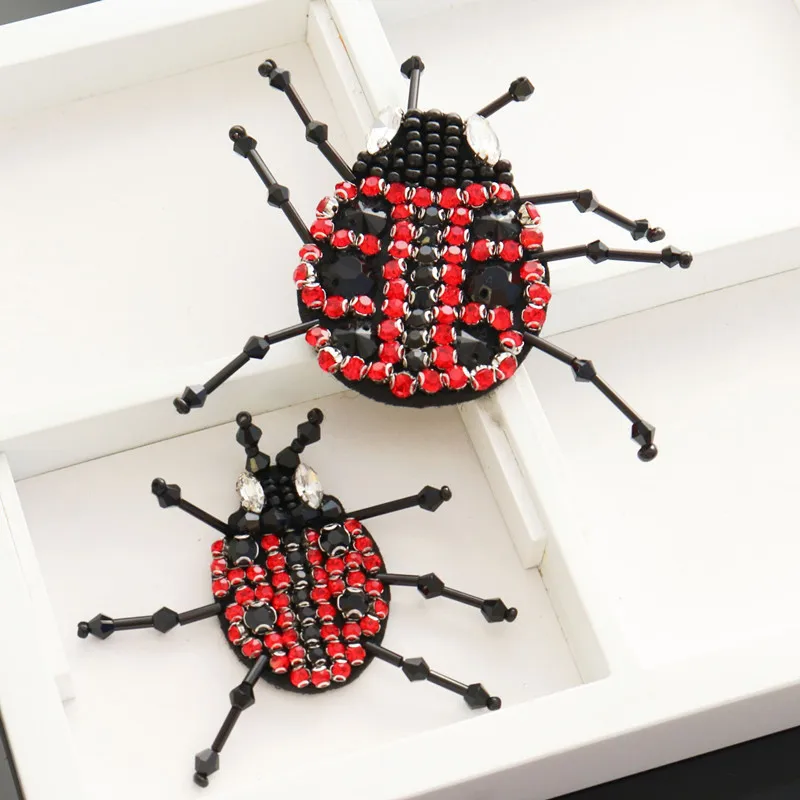 1PCS Big Small Fashion Rhinestone Beads Ladybug Patches for clothing socks shoes DIY accessories Sew On Cute Patches
1PCS Big Small Fashion Rhinestone Beads Ladybug Patches for clothing socks shoes DIY accessories Sew On Cute Patches