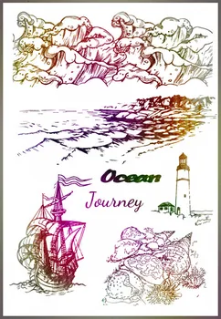 PANFELOU The sea waves Transparent Clear Silicone Stamp/Seal DIY scrapbooking/photo album Decorative clear stamp sheets
PANFELOU The sea waves Transparent Clear Silicone Stamp/Seal DIY scrapbooking/photo album Decorative clear stamp sheets