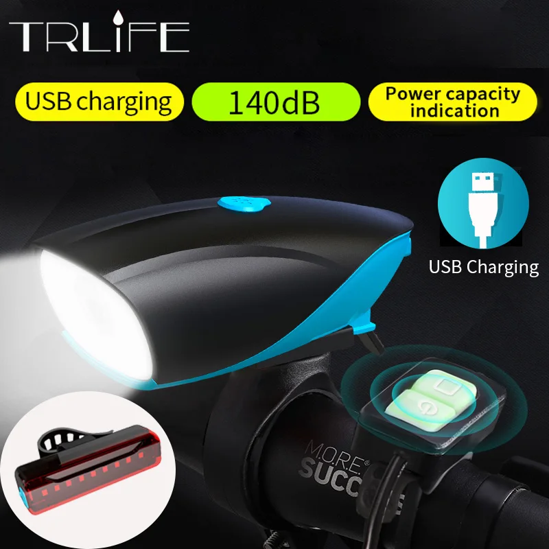 140db Led Bike Light with Bell Rechargeable Tail Light Waterproof Flashlight Running Led Muti-Functional Speakers for Bicycles
140db Led Bike Light with Bell Rechargeable Tail Light Waterproof Flashlight Running Led Muti-Functional Speakers for Bicycles