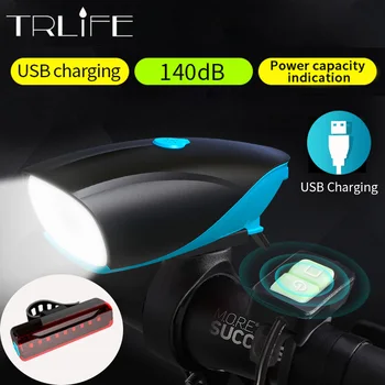 140db Led Bike Light with Bell Rechargeable Tail Light Waterproof Flashlight Running Led Muti-Functional Speakers for Bicycles
140db Led Bike Light with Bell Rechargeable Tail Light Waterproof Flashlight Running Led Muti-Functional Speakers for Bicycles
