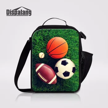 Dispalang Soccers Footballs Printed Kids Thermal Insulated Lunch Cooler Bag Men Portable Lunchbox Reusable Meal Package Food Bag
Dispalang Soccers Footballs Printed Kids Thermal Insulated Lunch Cooler Bag Men Portable Lunchbox Reusable Meal Package Food Bag