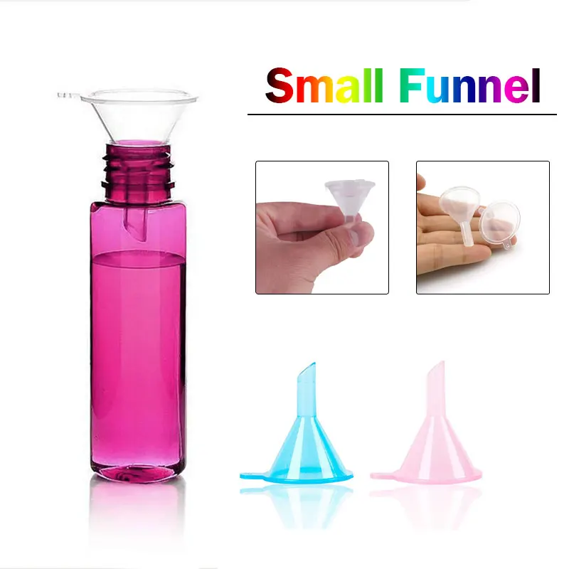 10 Pcs/lot Plastic Small Funnels For Perfume Liquid Essential Oil Filling Empty Bottle Packing Tool Random Color
10 Pcs/lot Plastic Small Funnels For Perfume Liquid Essential Oil Filling Empty Bottle Packing Tool Random Color