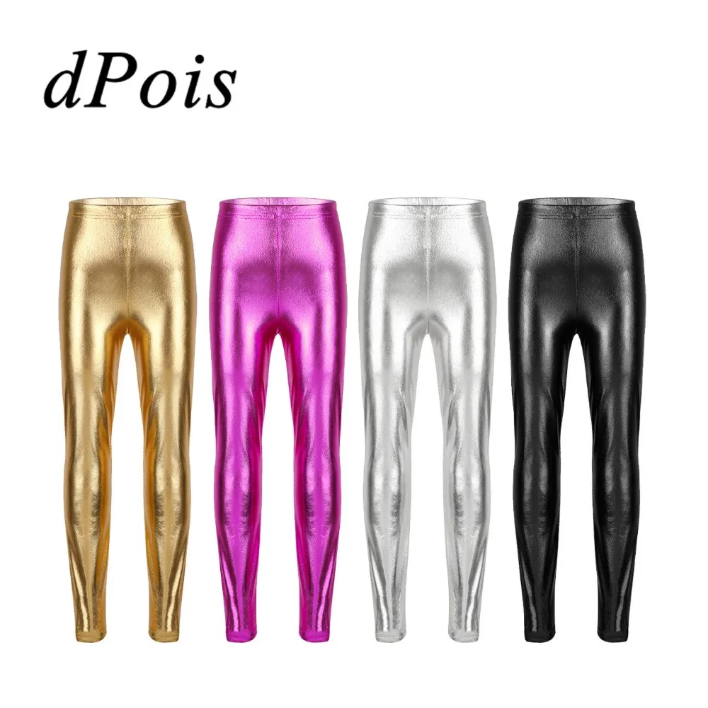 DPOIS Girls Shiny Metallic Dance Skinny Pants Hiphop Jazz Street High Waist Leggings Kids Boys Clothes Stage Performance Costume
DPOIS Girls Shiny Metallic Dance Skinny Pants Hiphop Jazz Street High Waist Leggings Kids Boys Clothes Stage Performance Costume