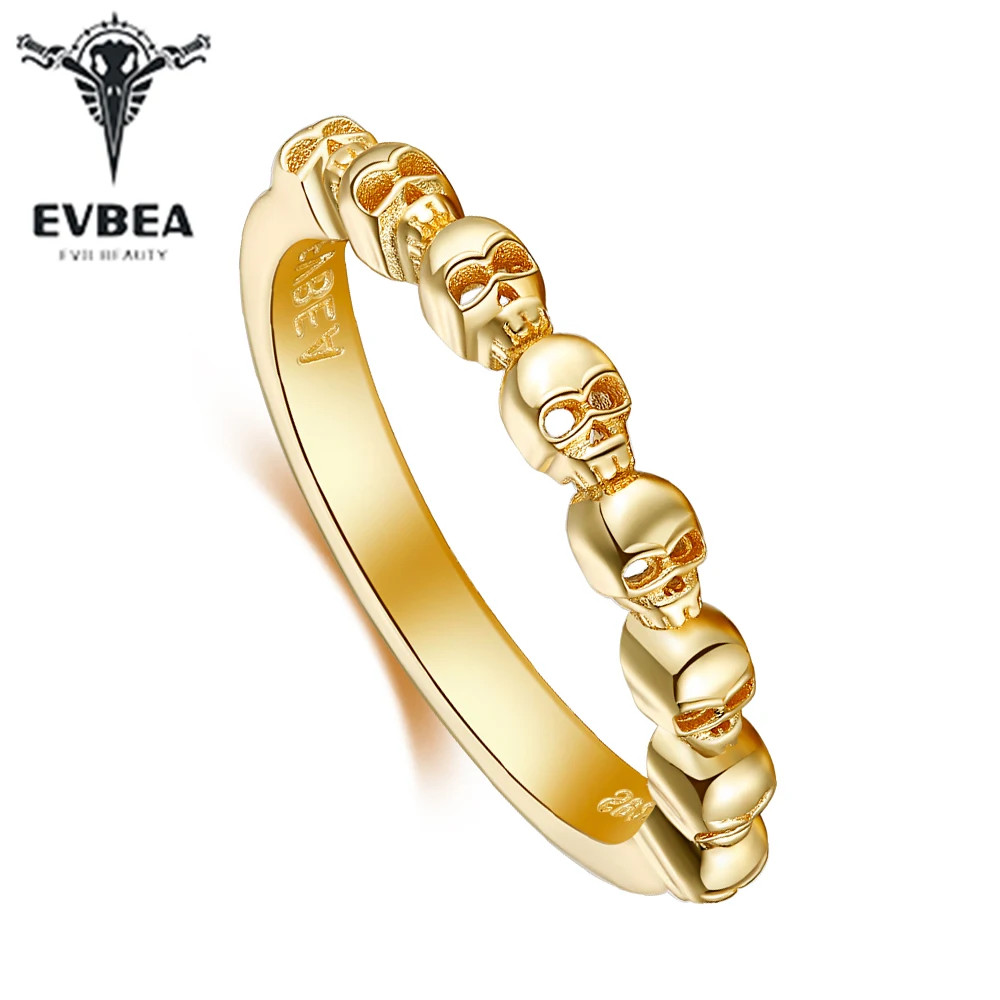 EVBEA Yellow Gold Tone Skull Rings For Men Rock Punk Unisex Crystal Gold Color Biker Ring Male Fashion Skull Jewelry Wholesale
EVBEA Yellow Gold Tone Skull Rings For Men Rock Punk Unisex Crystal Gold Color Biker Ring Male Fashion Skull Jewelry Wholesale