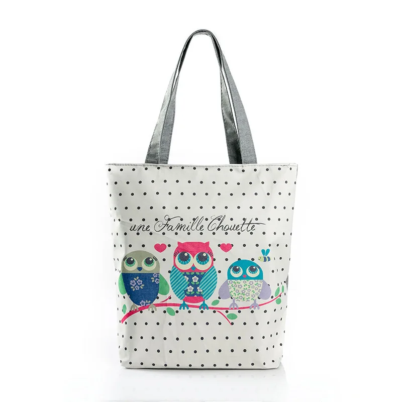 Floral And Owl Printed Women's Casual Tote Female Daily Use Female Shopping Bag Ladies Single Shoulder Handbag Simple Beach Bag
Floral And Owl Printed Women's Casual Tote Female Daily Use Female Shopping Bag Ladies Single Shoulder Handbag Simple Beach Bag