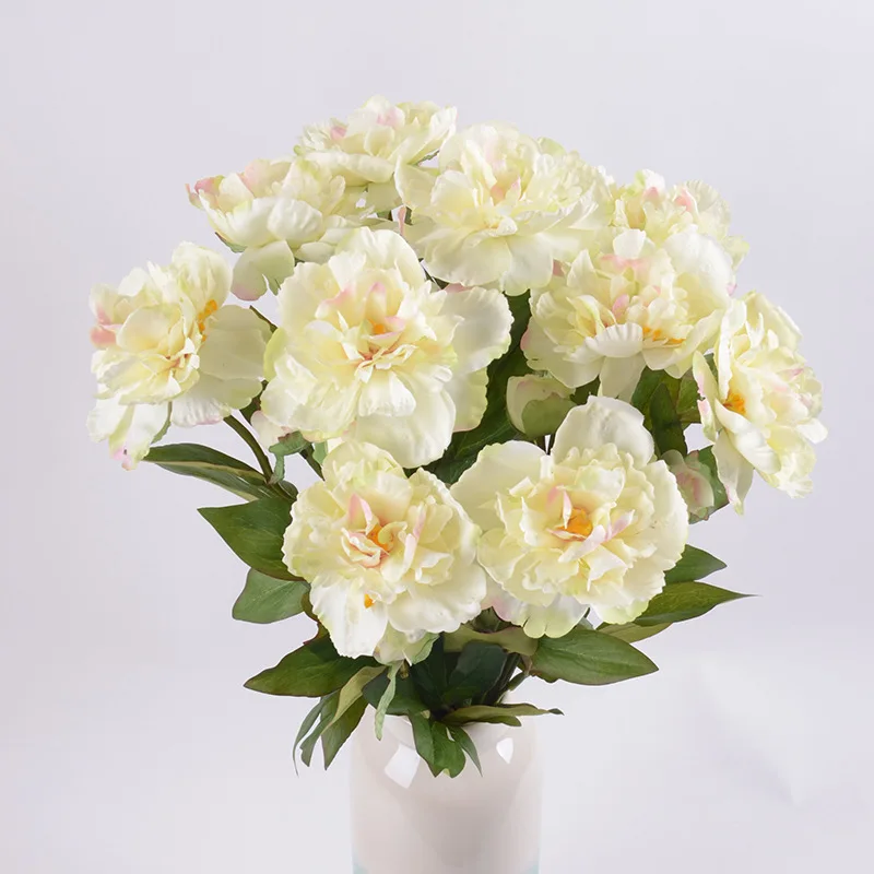 Peony Flower high quality artificial flowers Wedding Home Decoration Fake peony silk decorative party flora
Peony Flower high quality artificial flowers Wedding Home Decoration Fake peony silk decorative party flora