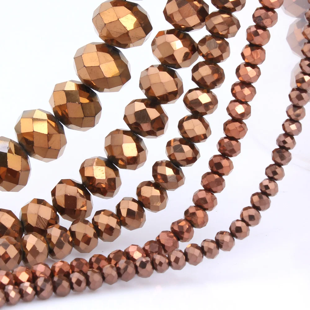 OlingArt 3/4/6/8m Round Beads Rondelle Austria faceted Multicolored crystal copper color beads Loose bead DIY Jewelry Making
OlingArt 3/4/6/8m Round Beads Rondelle Austria faceted Multicolored crystal copper color beads Loose bead DIY Jewelry Making