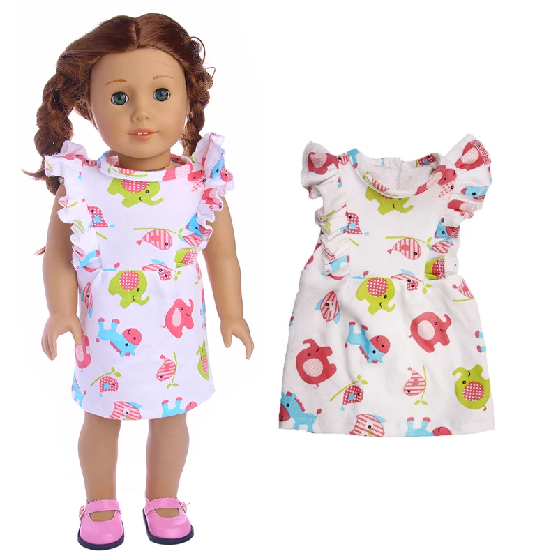 Cute Animal Print Sleeveless Dress for 18 inch American ,Children best Birthday Gift
Cute Animal Print Sleeveless Dress for 18 inch American ,Children best Birthday Gift
