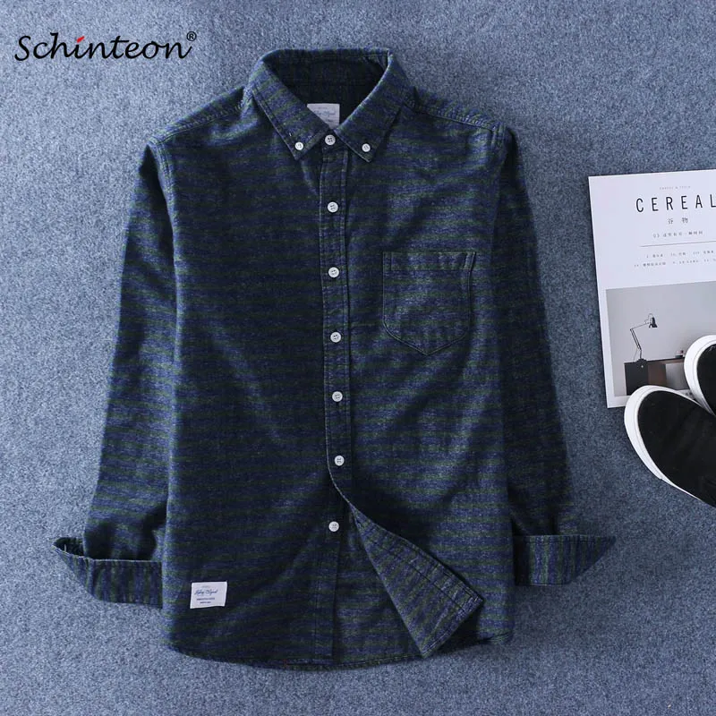 Top Quality 100% Sanding Cotton Striped Shirt Long Sleeves Casual Pure Cotton Oxford Shirt Winter Bottoming Shirt
Top Quality 100% Sanding Cotton Striped Shirt Long Sleeves Casual Pure Cotton Oxford Shirt Winter Bottoming Shirt