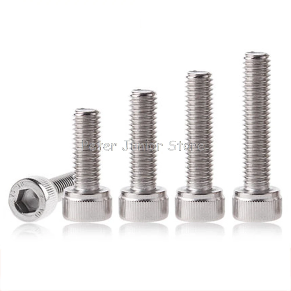 100pcs/Lot 304 Stainless Steel M3*8 mm Metric Thread Hex Socket Head Cap Screw Bolts GMN
100pcs/Lot 304 Stainless Steel M3*8 mm Metric Thread Hex Socket Head Cap Screw Bolts GMN