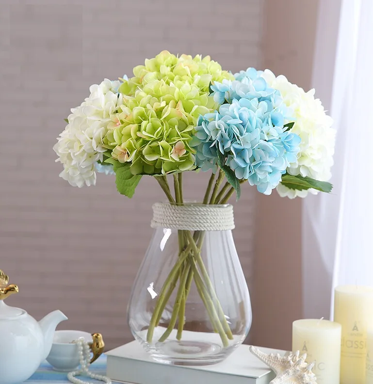 Artificial Hydrangea Flower Home Party Decorative Flowers good quality silk handmade flower
Artificial Hydrangea Flower Home Party Decorative Flowers good quality silk handmade flower