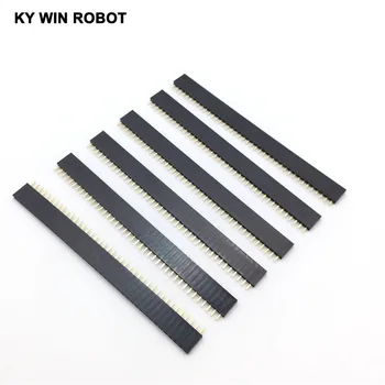 10PCS 1X40 PIN Single Row Straight Female PIN Header 2.54MM Pitch Strip Connector Socket 140 40p 40Pin 40 PIN FOR PCB arduino
10PCS 1X40 PIN Single Row Straight Female PIN Header 2.54MM Pitch Strip Connector Socket 140 40p 40Pin 40 PIN FOR PCB arduino