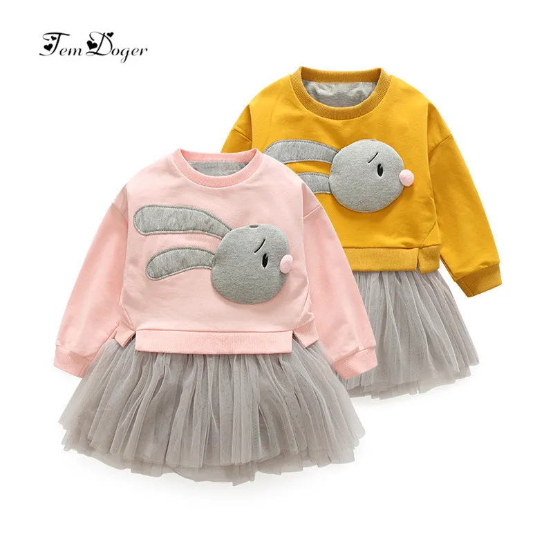 Tem Doge Girls Clothing Sets Autumn Girls 2PCS Outfits Set Kids Girl Long Sleeve Rabbit Thicken SweaterShirts+Mesh Dress Clothes
Tem Doge Girls Clothing Sets Autumn Girls 2PCS Outfits Set Kids Girl Long Sleeve Rabbit Thicken SweaterShirts+Mesh Dress Clothes