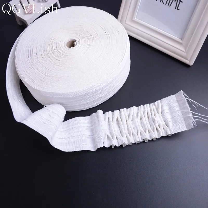 QGVLish 7CM Wide 4 Gathering Cords Curtain Pull Pleated Tape Curtain Accessories Ribbon Belt For Curtain Drapery Encryption
QGVLish 7CM Wide 4 Gathering Cords Curtain Pull Pleated Tape Curtain Accessories Ribbon Belt For Curtain Drapery Encryption