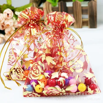 100pcs/lot Printed Gold Rose Organza Bags Charm Jewelry Bags Wedding XMAS Party Favor Gift Pouches for Love Gift Jewelry 20x30cm 
100pcs/lot Printed Gold Rose Organza Bags Charm Jewelry Bags Wedding XMAS Party Favor Gift Pouches for Love Gift Jewelry 20x30cm