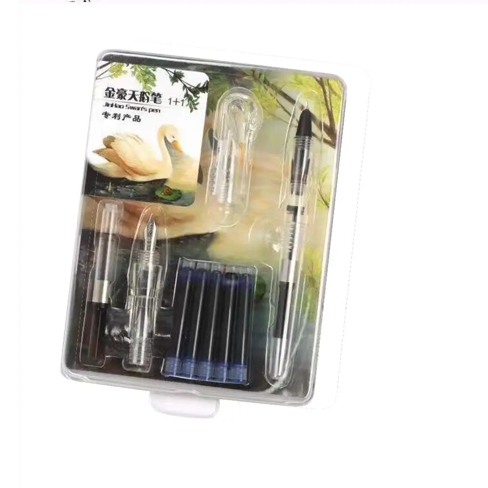 Pen Practical Writing Tool Swan Shape Series Iridium Fountain Pen Set School Office Stationery Supplies 0.38/0.5mm r29
Pen Practical Writing Tool Swan Shape Series Iridium Fountain Pen Set School Office Stationery Supplies 0.38/0.5mm r29