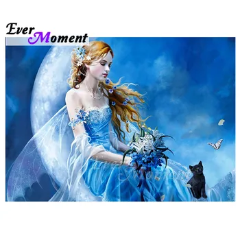 Ever Moment Diamond Painting 5D DIY Picture Of Rhinestone Girl on Moon Flower Cross Stitch Home Diamond Embroidery Mosaic 3F1515
Ever Moment Diamond Painting 5D DIY Picture Of Rhinestone Girl on Moon Flower Cross Stitch Home Diamond Embroidery Mosaic 3F1515