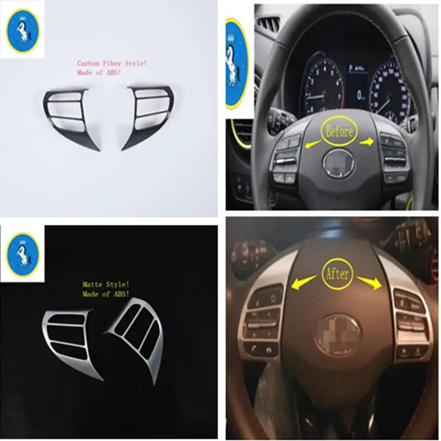 Yimaautotrims Auto Accessory For Hyundai Kona 2018 2019 ABS 2 Colors Steering Wheel Gear Shift Frame Cover Trim 2 Pcs / Set
Yimaautotrims Auto Accessory For Hyundai Kona 2018 2019 ABS 2 Colors Steering Wheel Gear Shift Frame Cover Trim 2 Pcs / Set