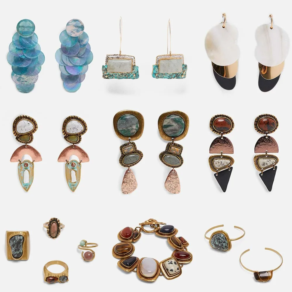 Girlgo New Za Real Stone Beads Resin Dangle Earrrings For Women Vintage Geometric Statement Hanging Drop Earrings Trendy Jewelry
Girlgo New Za Real Stone Beads Resin Dangle Earrrings For Women Vintage Geometric Statement Hanging Drop Earrings Trendy Jewelry