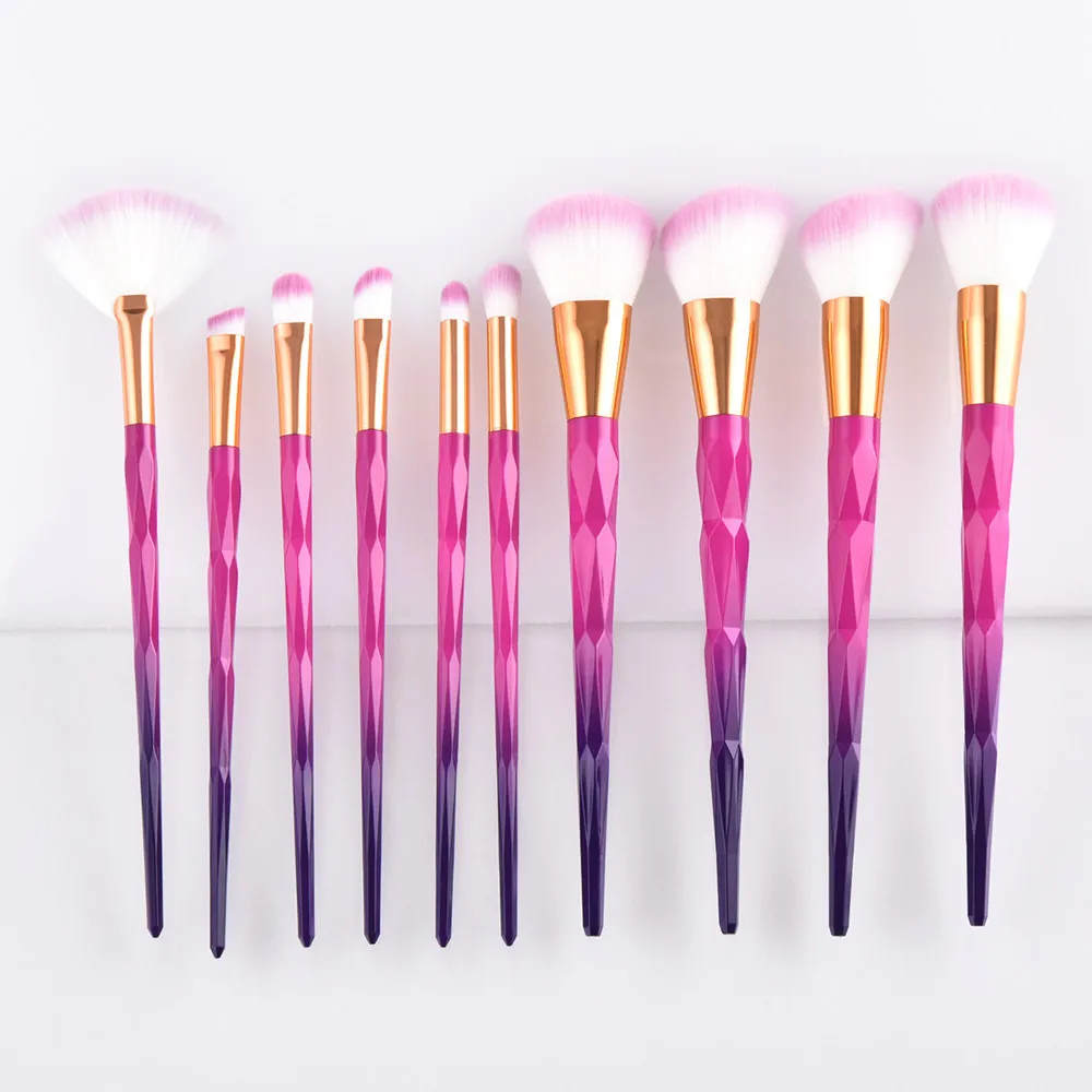 10pcs Pro Makeup Brushes Set Foundation Powder Eyeshadow Eyeliner Lip Brush Tool кисти для макияжа makeup brush set W510
10pcs Pro Makeup Brushes Set Foundation Powder Eyeshadow Eyeliner Lip Brush Tool кисти для макияжа makeup brush set W510