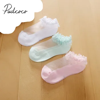2019 Brand New Summer Toddler Child Kids Crystal Socks Baby Girls Breathable Pure Color Ultra Mesh Ruffled Ventilate Socks 1-6T
2019 Brand New Summer Toddler Child Kids Crystal Socks Baby Girls Breathable Pure Color Ultra Mesh Ruffled Ventilate Socks 1-6T