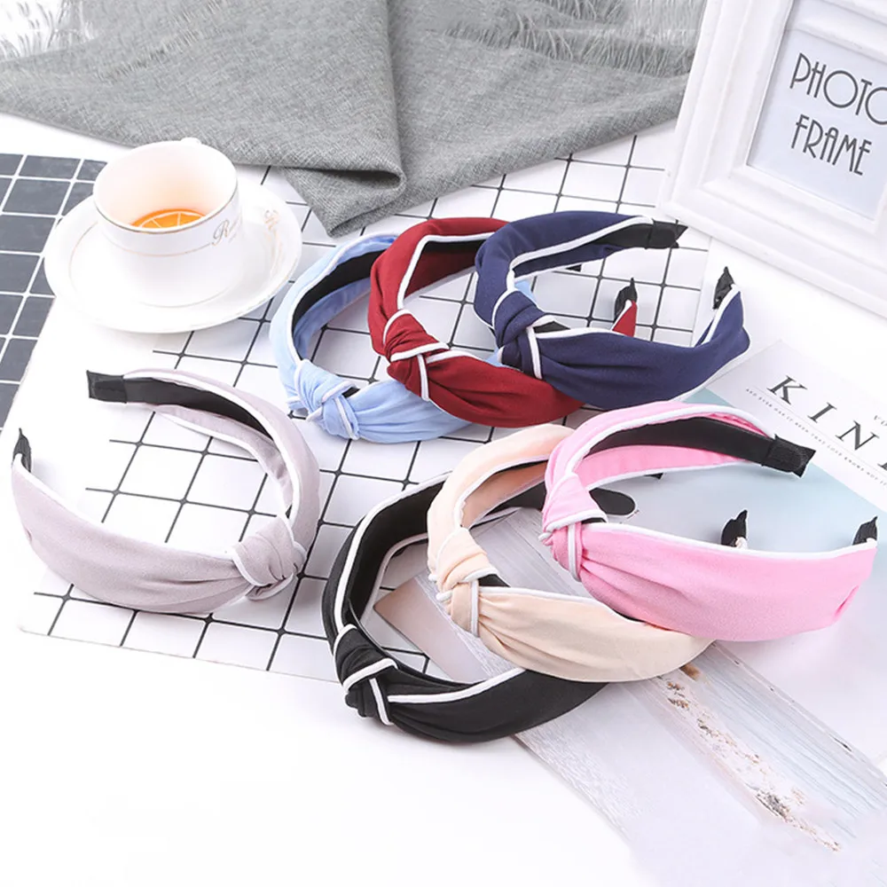 Women Elastic tie Hair Hoop White edging Headbands For Girls Fashion Solid color matching Hair Bezel Bands Hair Accessories
Women Elastic tie Hair Hoop White edging Headbands For Girls Fashion Solid color matching Hair Bezel Bands Hair Accessories