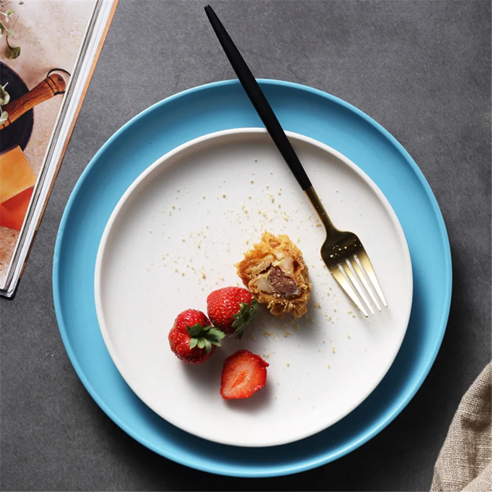 Nordic Matte Disc Storage Tray Western Pizza Plate Breakfast Ceramic Dish Popular Tableware
Nordic Matte Disc Storage Tray Western Pizza Plate Breakfast Ceramic Dish Popular Tableware