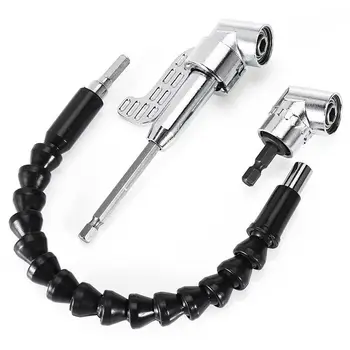 1/4 inch Flexible Hex Shaft Screwdriver Power Drill Bit Extension 105 Degrees Corner Device + Screwed Joint + Flexible Extensi
1/4 inch Flexible Hex Shaft Screwdriver Power Drill Bit Extension 105 Degrees Corner Device + Screwed Joint + Flexible Extensi