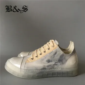 Black& Street Transparent material comfortable trainer flat handmade sew line personalized causal Shoes 2019 newest
Black& Street Transparent material comfortable trainer flat handmade sew line personalized causal Shoes 2019 newest